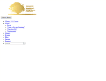 Tablet Screenshot of privatebankingconcepts.com